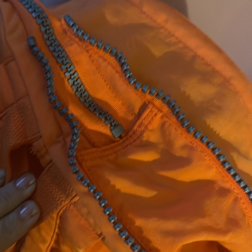 Kipling Expandable Backpack Bright Orange Very Cl… - image 5